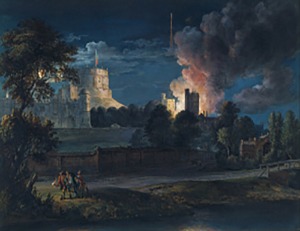 Windsor Castle from Datchet Lane on a rejoicing 1768