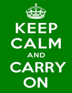 Keep calm and carry on _ green
