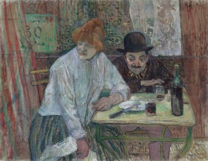 At the Caf&amp;eacute; La Mie about 1891