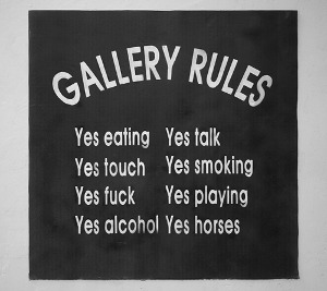 GALLERY RULES