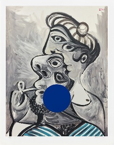 Gazing Ball (Picasso Couple)